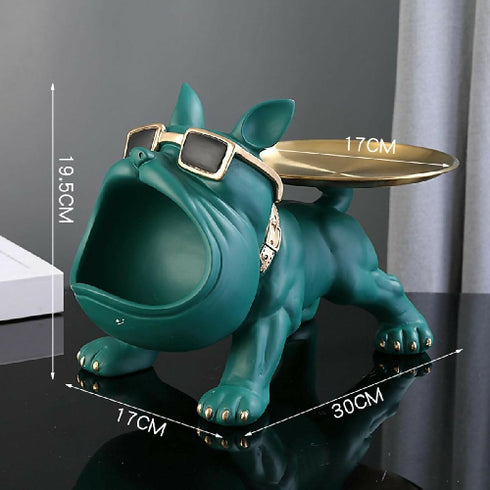 Bulldog Butler Storage Sculpture